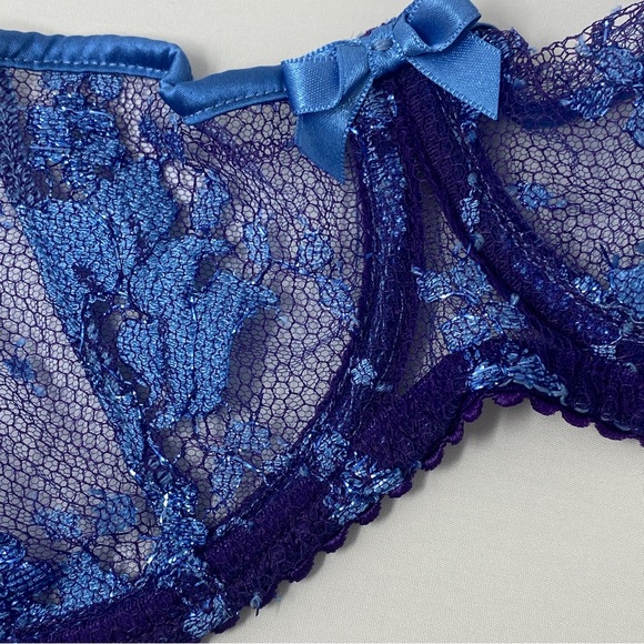 Agent Provocateur Gwenith Blue Bra NWT - Picture 10 of 14